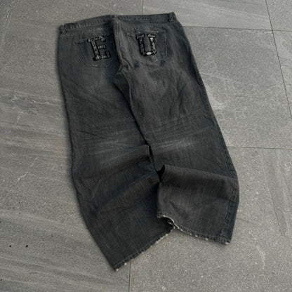 gangstaaaaa patchwork ecko jeans - 42x31”