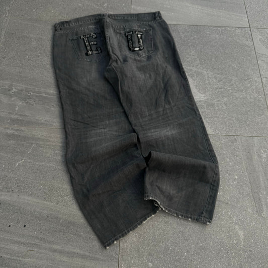 gangstaaaaa patchwork ecko jeans - 42x31”