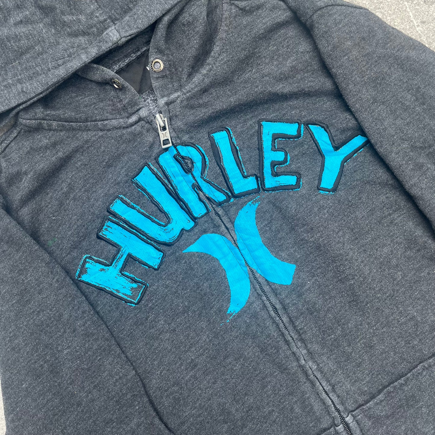 hurley front hit zip - S/M