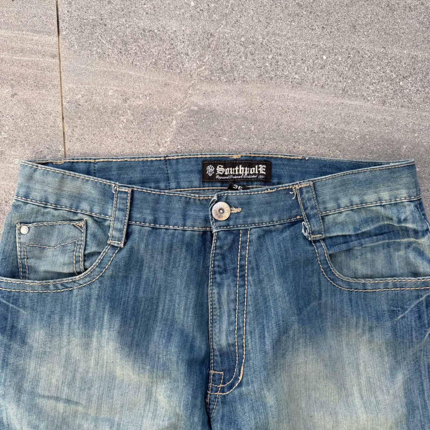 flap pocket southpole bootcuts (rare) - 36x30”