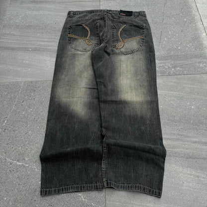 sand fade qruel jeans - 38x32”