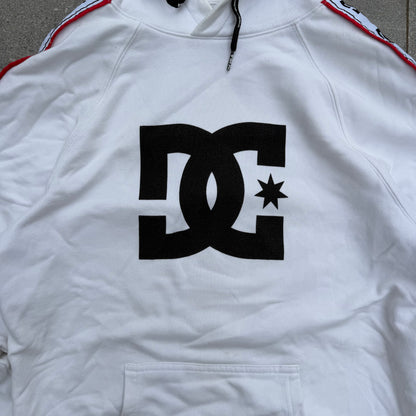 dc sleeve logo hoodie - slim L