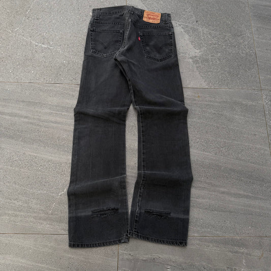 rare black faded levi’s bootcuts - 30x34”
