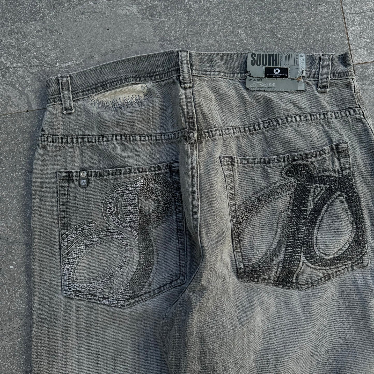 southpole grey jeans - 36x31”