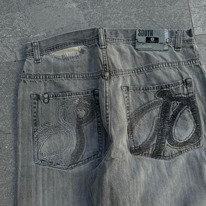 southpole grey jeans - 36x31”