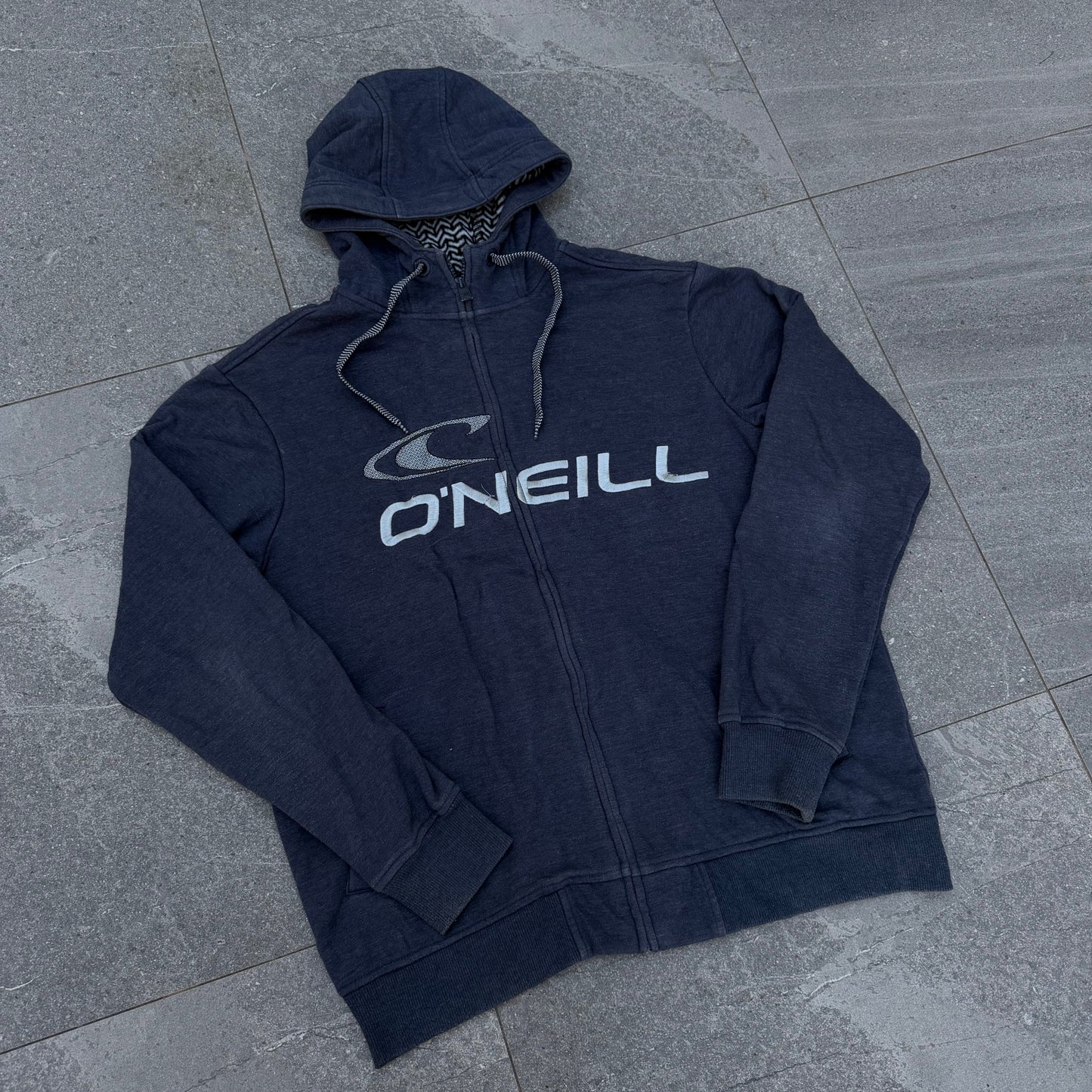 o’neill embroidered zipup - L