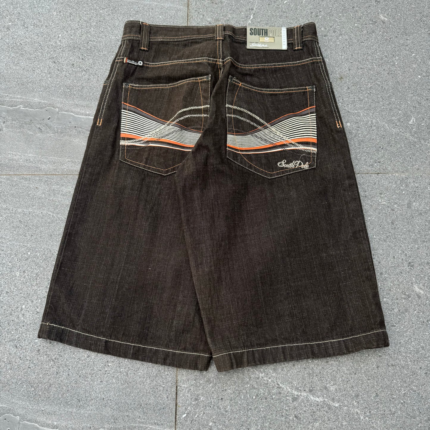 graillll brown stripe southpoles - 34”