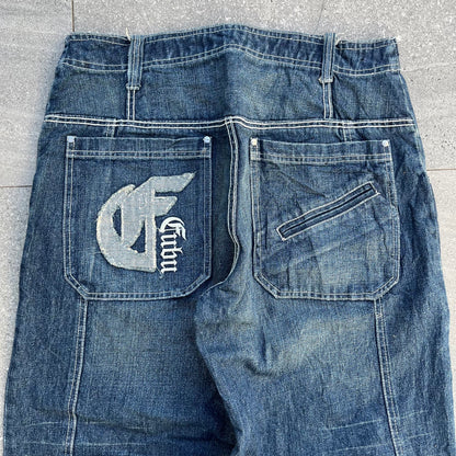 goated fubu jeans - 34x28”