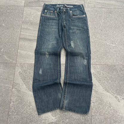 insane archair cross bootcuts - 32x32”