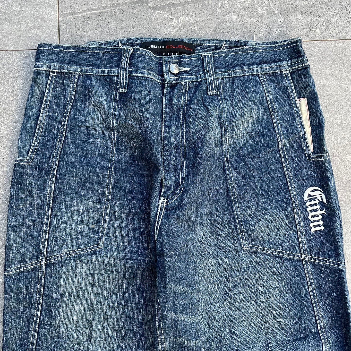 goated fubu jeans - 34x28”
