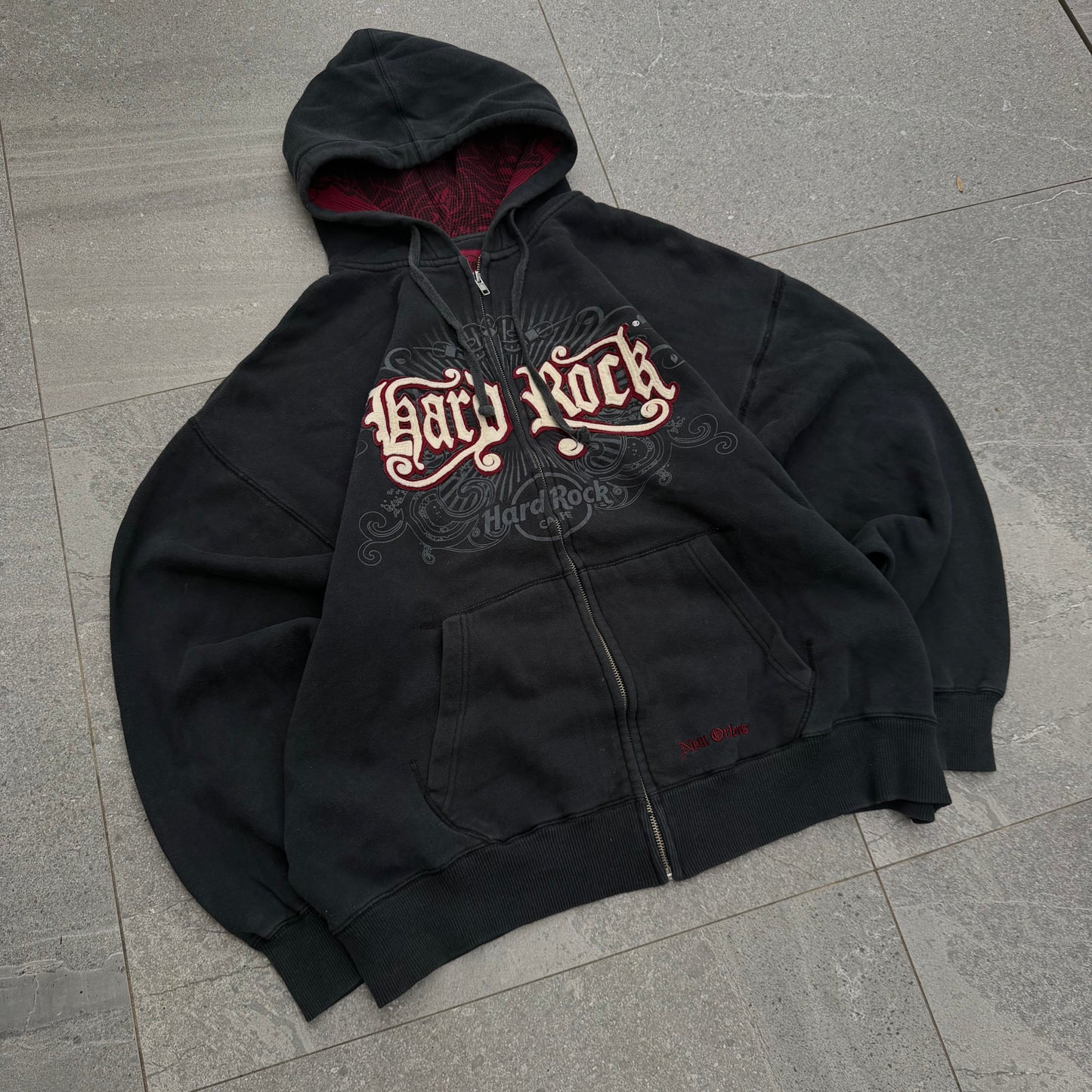 graillll hard rock hoodie - XL