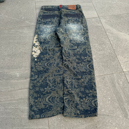 (karakuri) the most beautiful and intricate pair of jeans i’ve ever seen - 33x30”