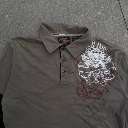 i would kms if i didn’t cop this. point zero layered polo - M