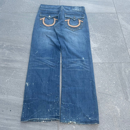 paint splatter trueys - 38x35”