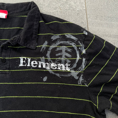 beauuuut element striped polo - M/L