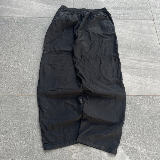 triple black adidas trackies - 34”