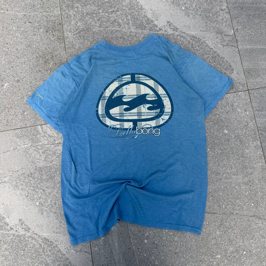 ocean plaid billabong backhit - M