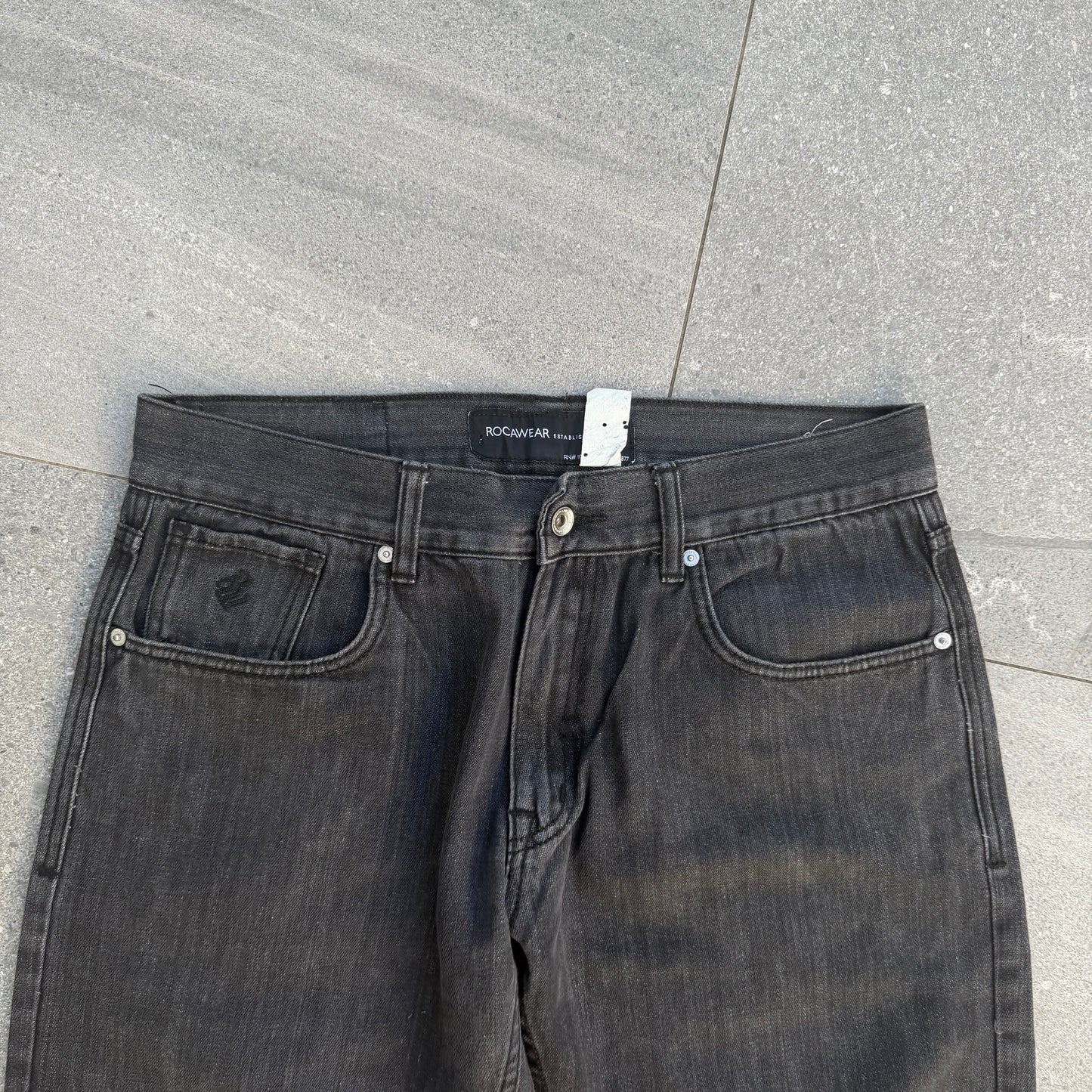 black rocawear bootcuts - 34x30”