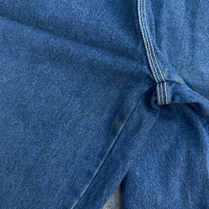 project blue side stripe jorts - 34x13”