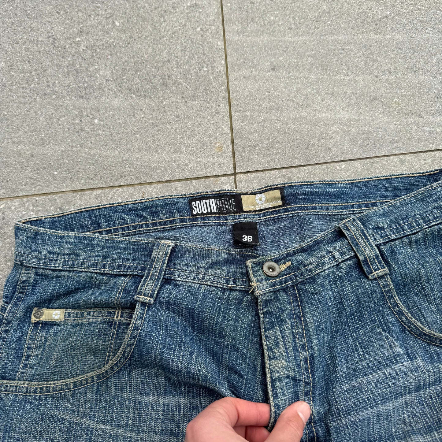 fat southpole jorts - 36”