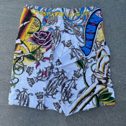 deadstock christian audigier boardies - 34x11”