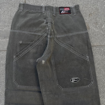 jnco spec exhaust barrel jeans - 30x28”