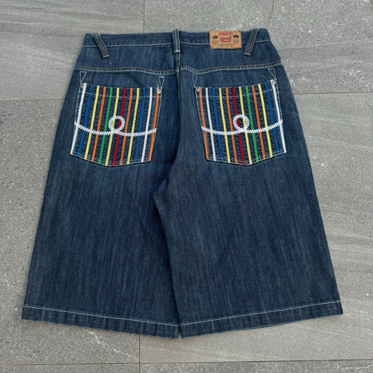 platinum jorts - 38x13”