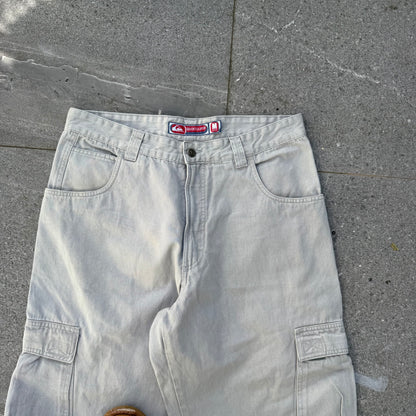 peak 2000s quiksilver cargos - 34x33”