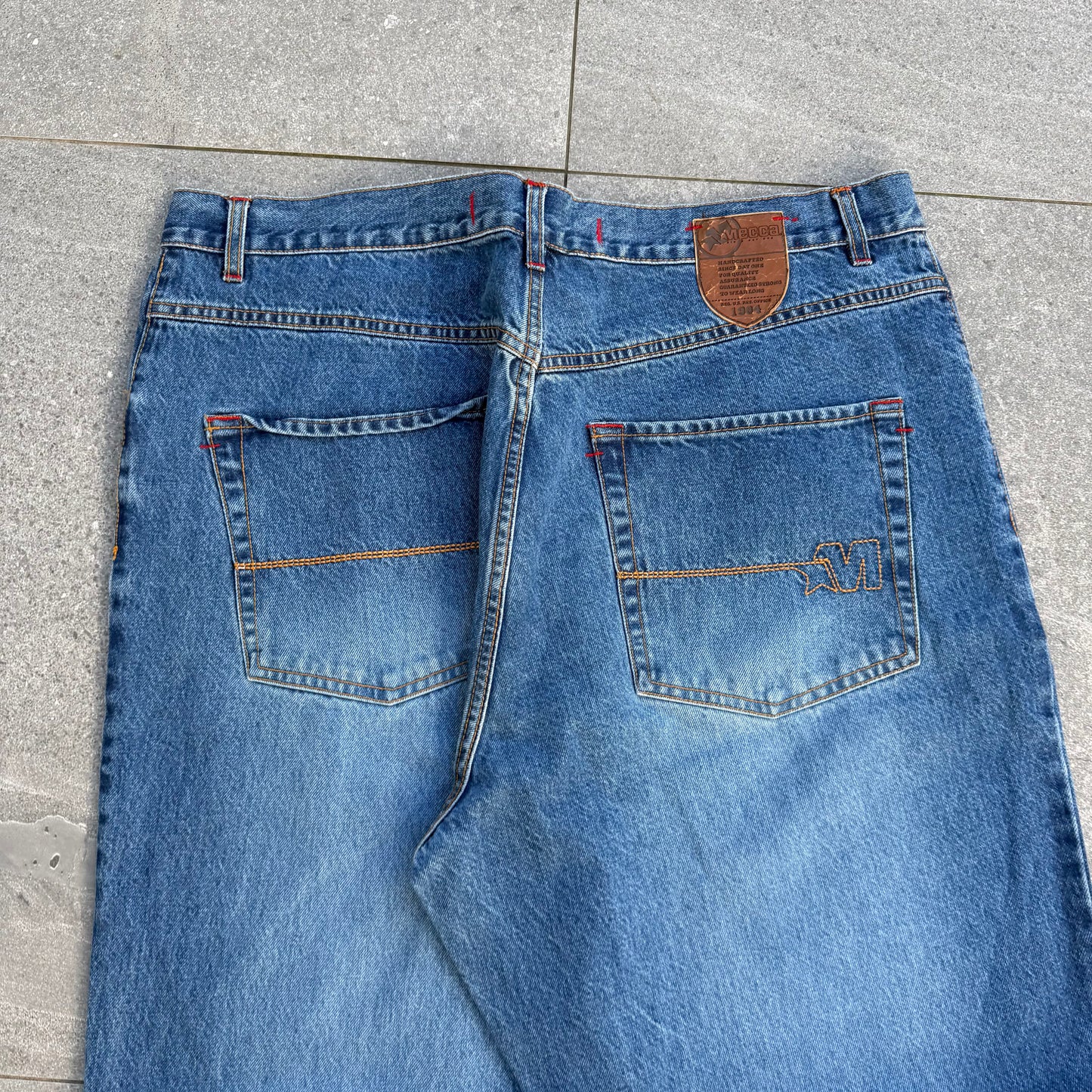 absolutely fucking flooded mecca jeans - 42x34”