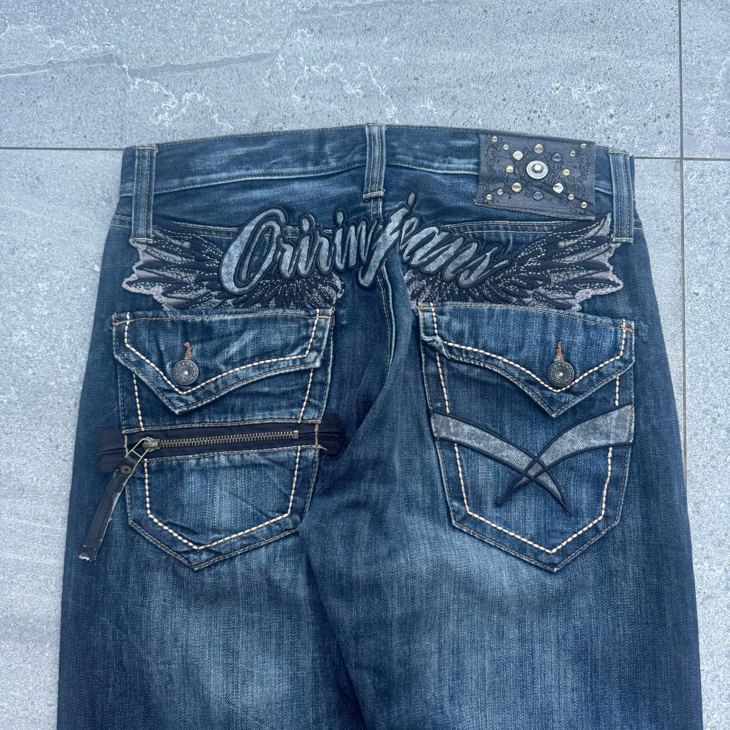 grail winged japanese bootcuts - 32x28”