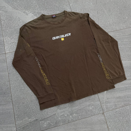 grail quad hit quiksilver long sleeve - L