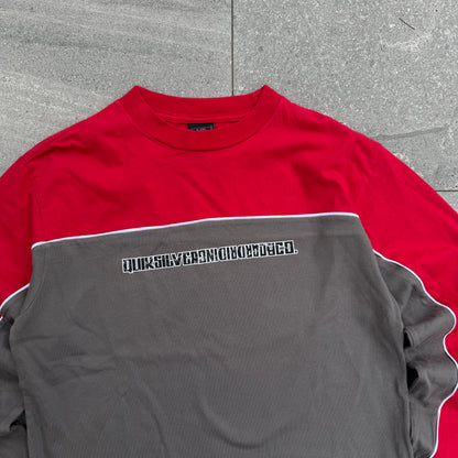 quiksilver panelled longsleeve - S