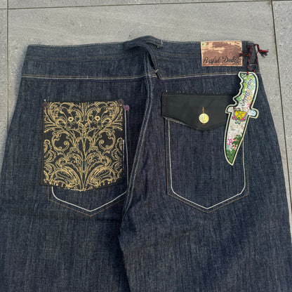 GRAIL raw denim deadstock artful dodgers - 40x15”