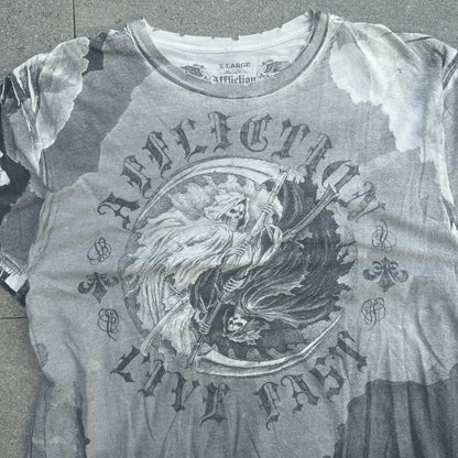 marble affliction tee - XL
