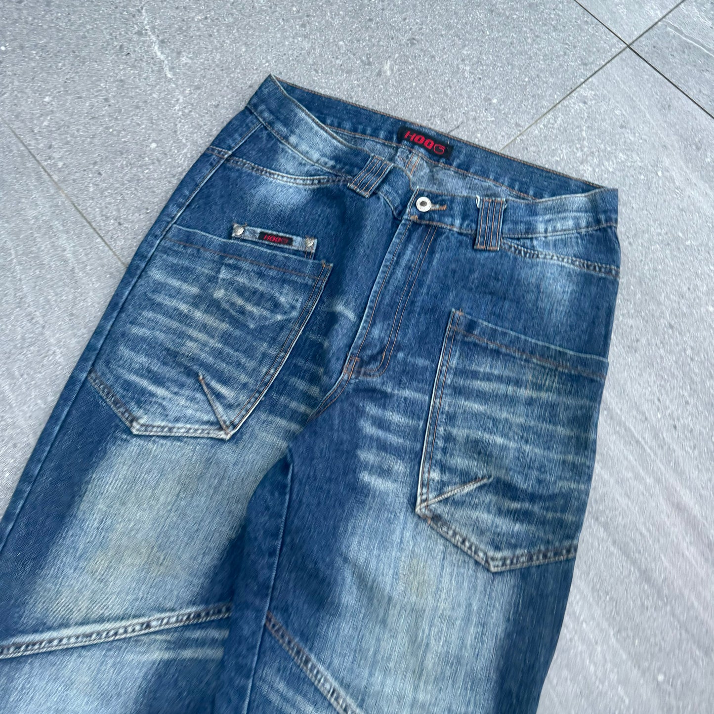 insane hoo jeans - hardest wash - 34x30”