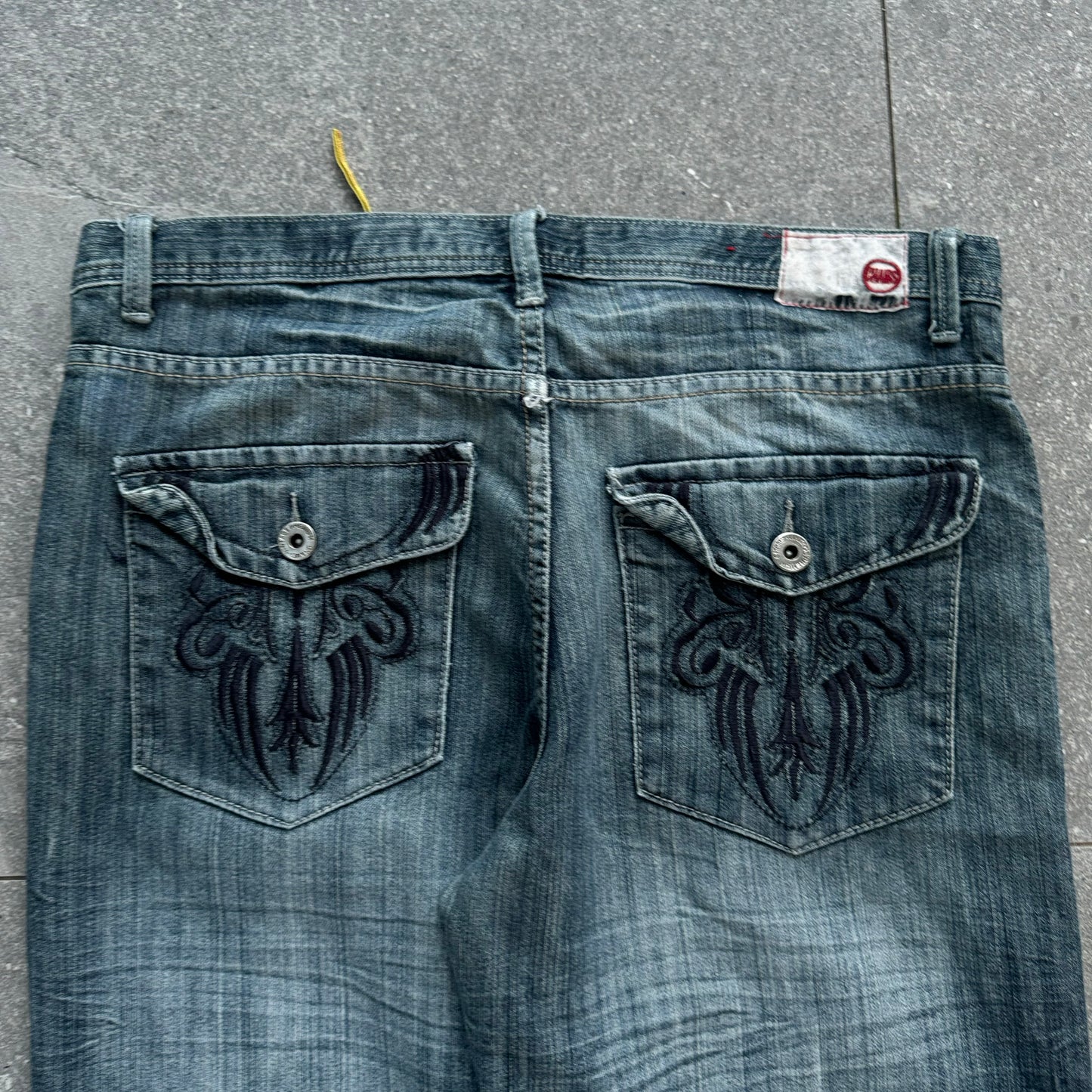 chams bootcut spec jeans - 36x29”