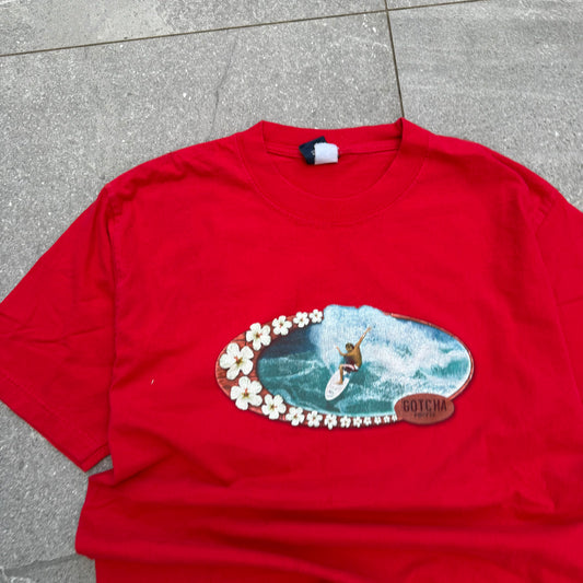 gotcha surf tee - L