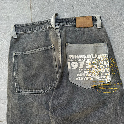baggy timberland jeans - 32x29”