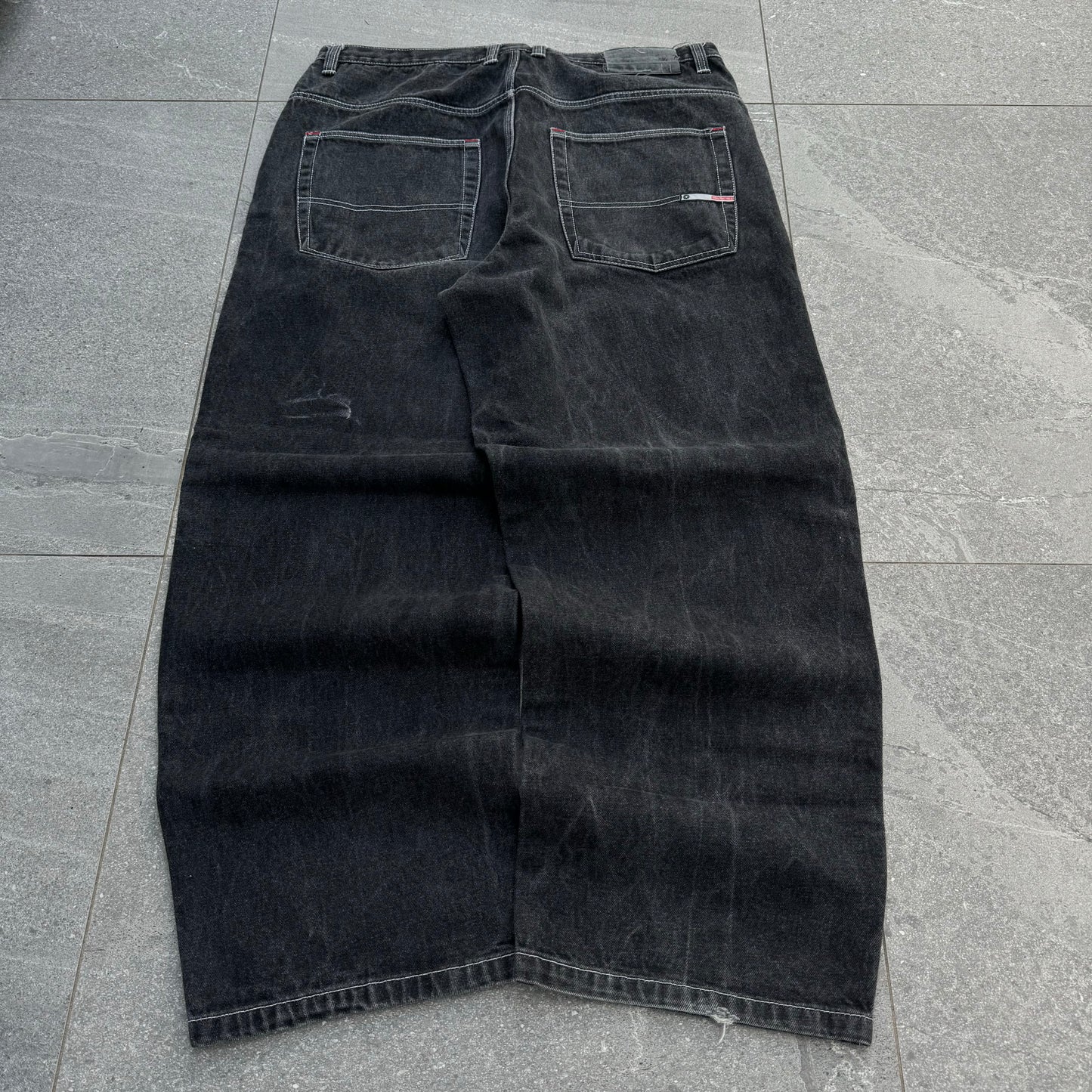 SOUTHPOLE GRAIL BBOY ERA BLACK JEANS - 38x32”