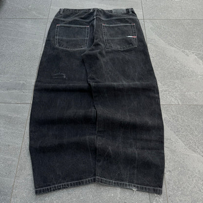SOUTHPOLE GRAIL BBOY ERA BLACK JEANS - 38x32”