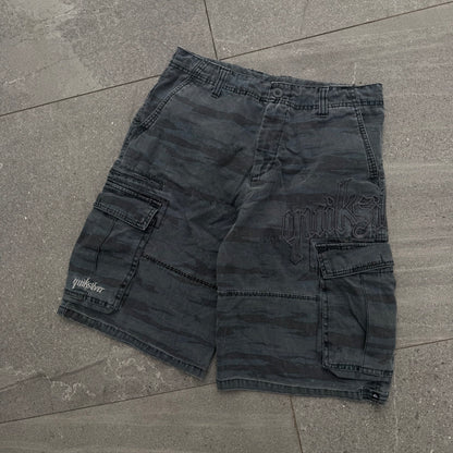 grail quiksilver side hit camo cargos - 32”