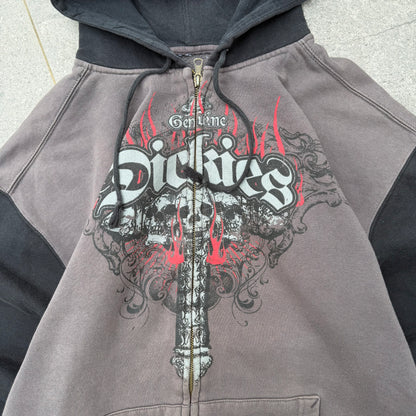 dickies skull cross zip - XL