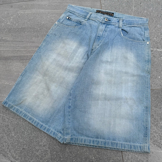insanely beautiful southpole wash jorts - 34x13.5”