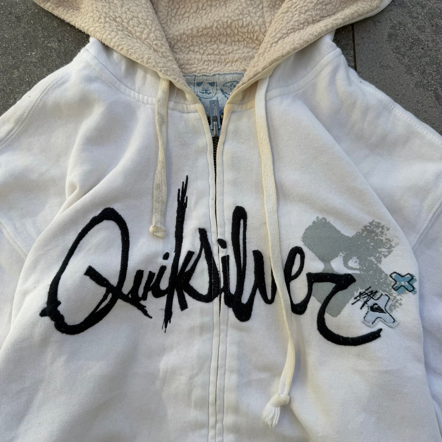 sherpa lined quiksilver zip - L
