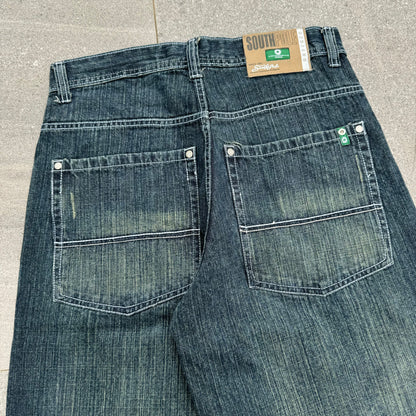 insane green wash jorts - 33@