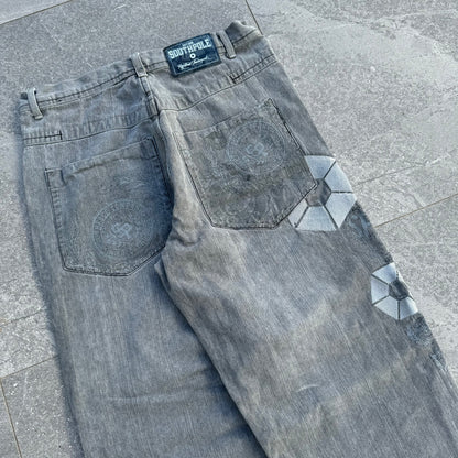 crazy southpole side hit jeans - 35x31”