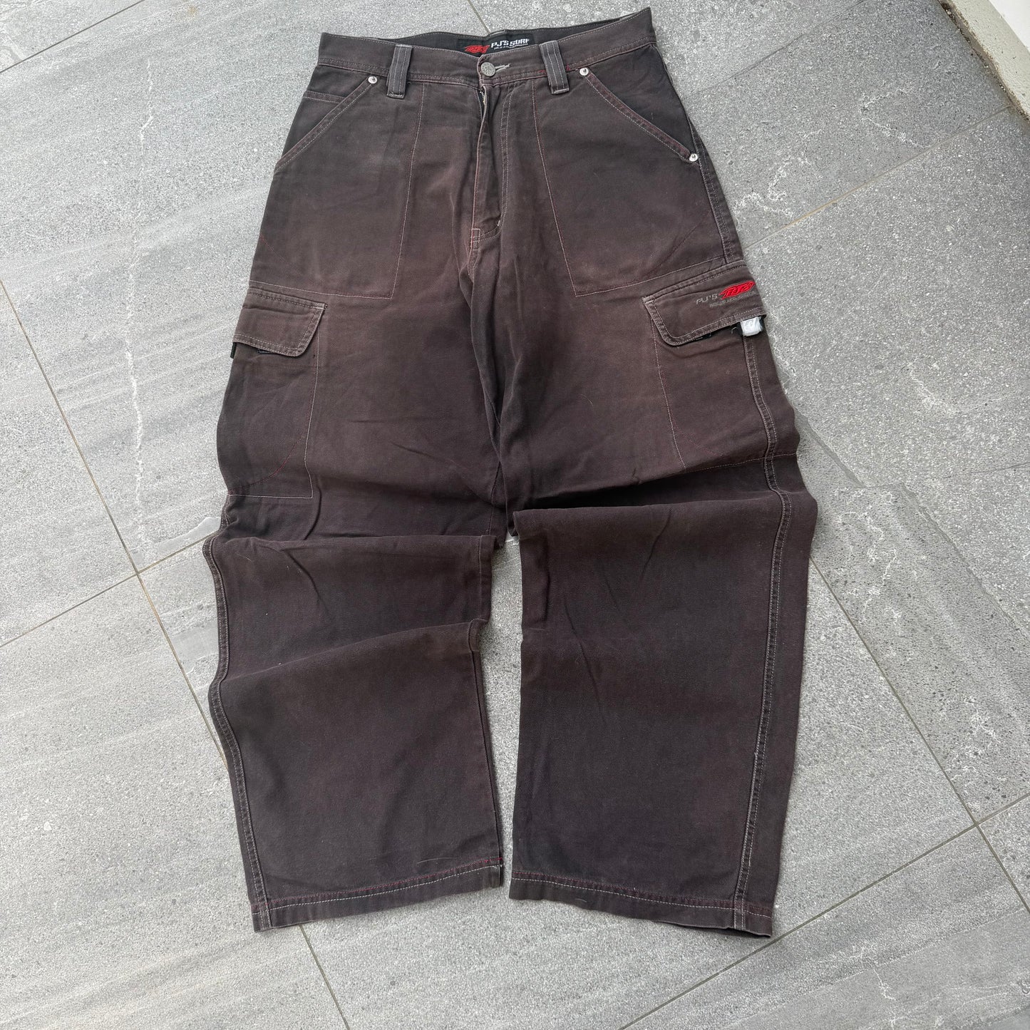 brown/black faded pjs surf jeans - 30x30”