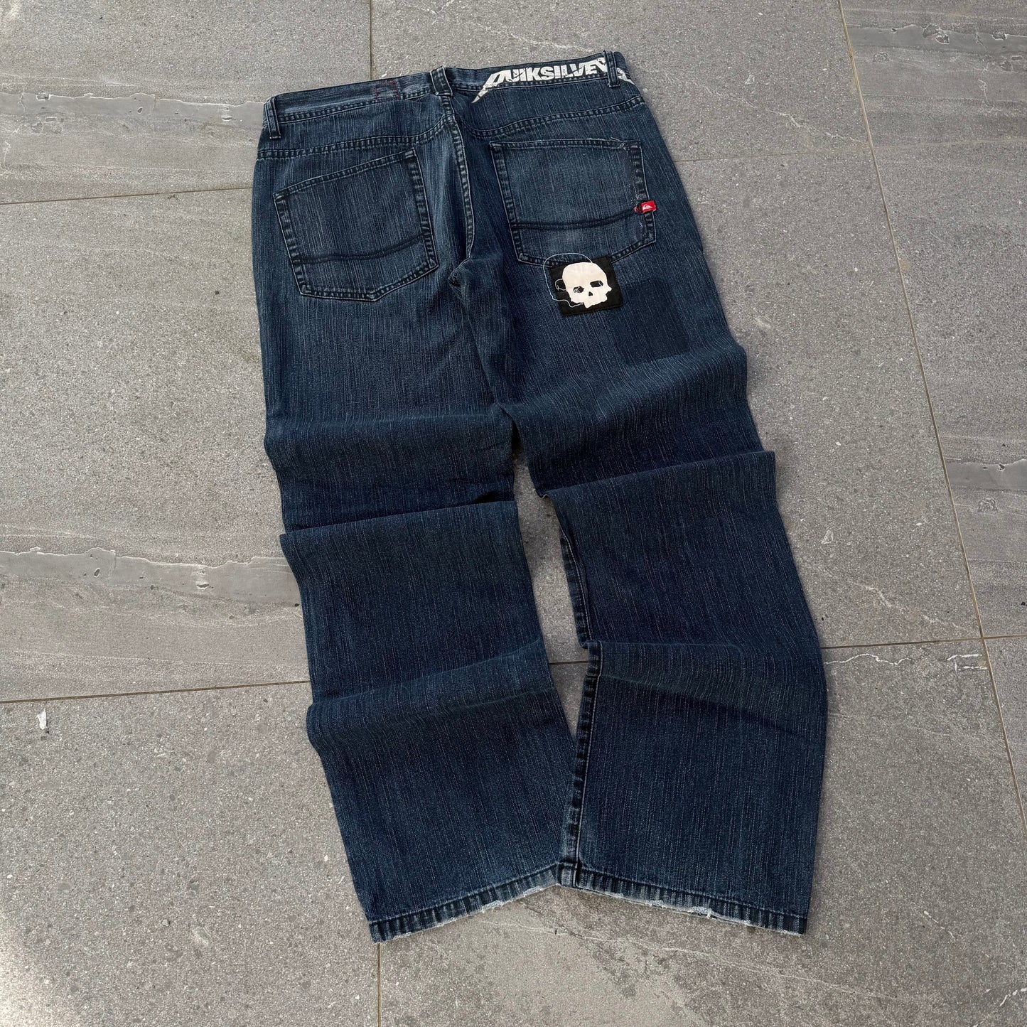 quiksilver patchwork bootcuts - 34x33”