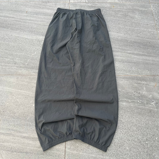 blue striped nike trackpant - 28”