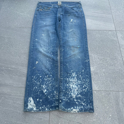 paint splatter trueys - 38x35”